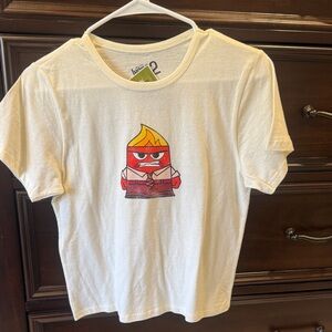 Disney Cream Tee with Red and Yellow Character
